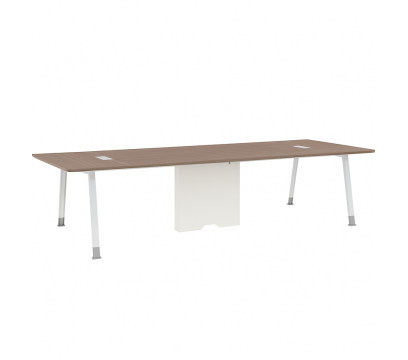 Стол для переговоров KANO Noqi (FNQ72.28BJ) Brown&White (CF09)