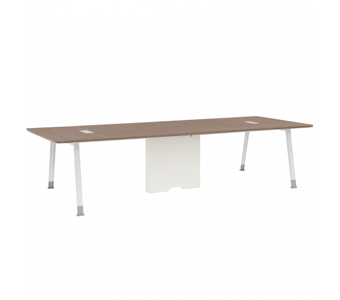 Стол для переговоров KANO Noqi (FNQ72.28BJ) Brown&White (CF09)