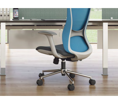 Офисный стол KANO Noqi (FNQ62.14BJ) Brown&White (CF09)