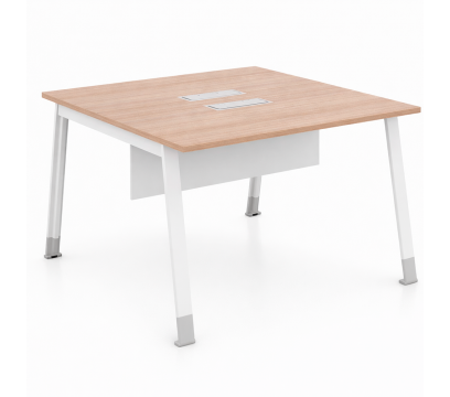 Офисный стол KANO Noqi (FNQ62.14BJ) Brown&White (CF09)