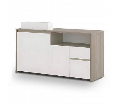 Офисный шкаф KANO Noqi (FXG53.12) Brown&White (CF09&CF05)