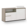 Офисный шкаф KANO Noqi (FXG53.12) Brown&White (CF09&CF05)