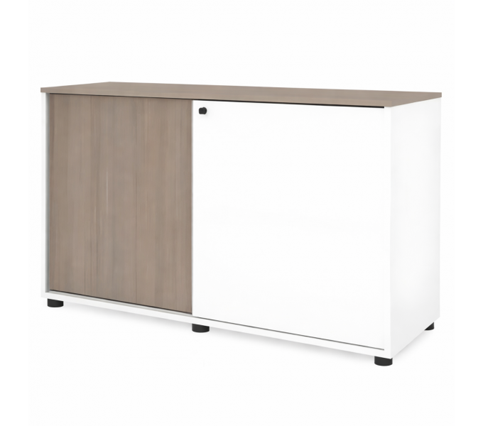 Офисный шкаф KANO Noqi (FXG53.12) Brown&White (CF09&CF05)