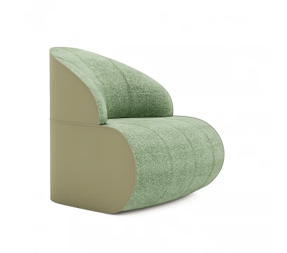 Диван одноместный KANO (SNS21.1B) Khaki&Green (B-MR 05&Z13-015)